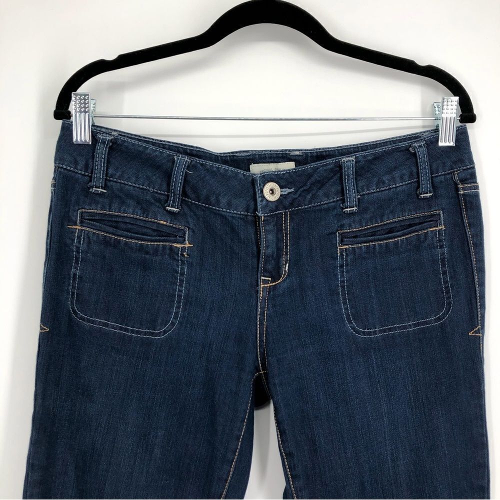 Aeropostale Carlie Super Flare Jeans Dark Wash Size 7/8 - Picture 3 of 10